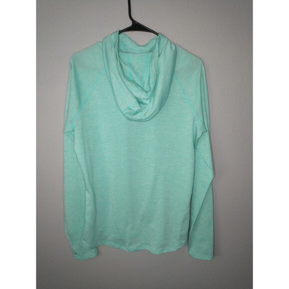 Under Armour Teal Run Fitted Hoodie Women’s Large Pullover Activewear - Picture 5 of 6